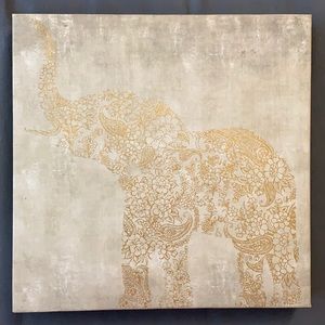 Elephant wall art 12in x 12in